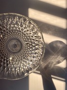 Talerzyk podstawka vintage kryształowa miseczka