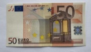 50 Euro Banknot Kolekcjonerski 2002r seria x Niemcy Stan Menniczy