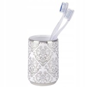 Pojemnik ceramiczny na szczoteczki do zębów WENKO Barock srebrny