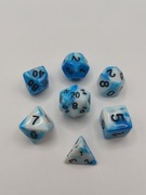 Zestaw 7 kości RPG - Podwójne Echo: Śnieg i Lód 