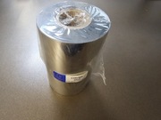 Taśma barwiąca żywiczna tekstylna srebrna 110x300 OUT