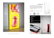 Ściana podświetlana, RollUp LED