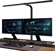 EYOCEAN Lampa biurkowa LED z automatycznym ściemnianiem 80cm czarna