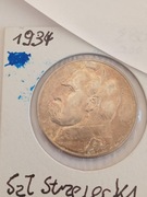 Moneta 5 zł 1934 Józef Piłsudski - Orzeł Strzelecki 