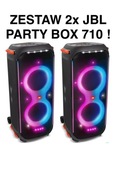 Jbl partybox 710 zestaw 2x szt wynajem głośnik przenośny +mikrofony
