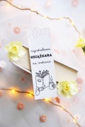 Papierowa zakładka do książki Książkara