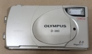 Aparat cyfrowy Olympus Camedia D-380, uruchamia się, nietestowany