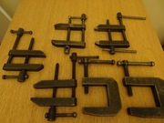 Ściski ślusarskie, ściski stolarskie, ściski 6 sztuk