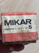 Obiektyw mikar s PRL vintage retro stary stan idealny