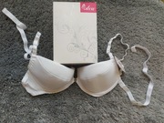 Biustonosz zapinany w pasie biały 75C AVA 146/69 nowy