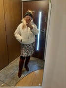 Zimowe futerko AMISU, rozm.M , stan idealny 