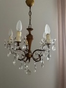 Wloski krysztalowy zyrandol Murano