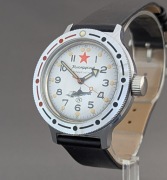 Zegarek Wostok Amfibia Okręt Akula CCCP