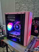 Custom Różowy komputer do gier