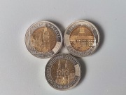 Zestaw 3 monet 5 zł Polska, Odkryj Polskę, Zamki i zabytki NBP
