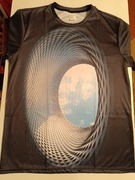 Koszulka męska uniseks druk cyfrowy 3D NOWA rozmiar L