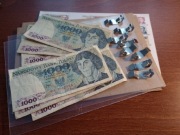 6 x banknot PRL 1000 zł. 2 x antyrama A5 + wydruk A5 Kopernik
