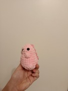 Mały różowy dinozaur 