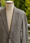 Włoska marynarka Lubiam, L.B.M. 1911, bawełniana, bez konstrukcji, brązowa