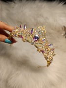 Korona diadem tiara opaska kryształ a La Swarovski komunia ślub bal impreza