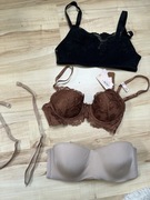 Staniki Victoria’s Secret, Triumph, H&M 75B
