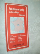 FRANCJA - MAPA SAMOCHODOWA - 1: 1000 000