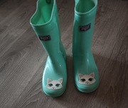 Kalosze miętowe dziewczynka 