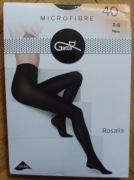 GATTA Rajstopy damskie mikrofibra kryjące gładkie Rosalia 40 den nero 2