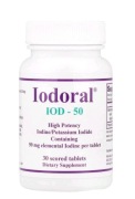 IODORAL 50 mg 30 TABLETEK JOD JODEK POTASU WYSOKA JAKOŚĆ OPTIMOX IODORAL