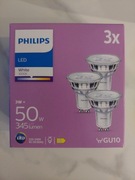 Zestaw trzech żarówek LED Philips GU10