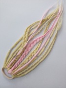 Dredy w gumce doczepy dredloki peruka warkoczyki zagęszczanie włosów treska