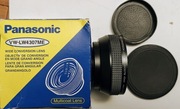 Konwerter szerokokątny x0,7 na obiektywie z gwintem 43mm. Panasonic VW-LW43