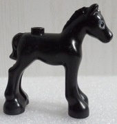 Lego 11241pb03 34043pb03 Koń kucyk czarny Friends 