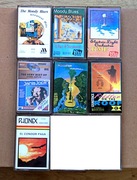 7 kaset Moody Blues, ELO, Joplin, El Condor Pasa, Skrzypek na dachu