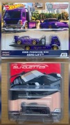 Hot Wheels 2 szt. Porsche 930 RWB team transport + silhouettes premium