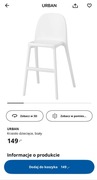 Ikea Urban krzesło dla dzieci 