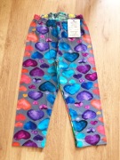 Legginsy 3/4 w serca roz, 122 MAJA