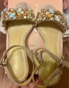 Alma en Pena sandałki diamenty kolorowe