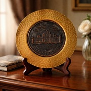 Kolekcjonerski talerz dekoracyjny zawieszka ścianę Budapeszt płaskorzeźba