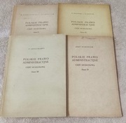 POLSKIE PRAWO ADMINISTRACYJNE. Część szczegółowa. Tomy 1-4