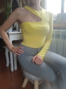 bluzka na jedno ramię