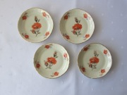 Talerzyki porcelanowe, Schumann, Bavaria, 4 szt.