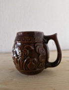 Bosza Rzemiosło Artystyczne PRL stary ceramiczny kufel kufelek kubek