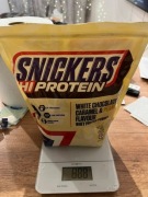 SNICKERS SNICKRES WHITE HI PROTEIN WHEY 875g WPC -niewielkie zużycie!!!!