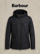 Barbour Grace kurtka damska pikowana z kapturem S premium