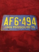 Replika kopia tablica rejestracyjna USA Missouri 30x15 cm