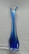 Wazon ręcznie formowany ze szkła dwubarwnego, Viking glass - USA.+