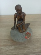 Figurka syrenki – symbol Kopenhagi – dekoracja w stylu vintage