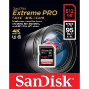 Karta SD Sandisk extreme pro 512gb 512 GB