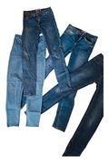 4 pary spodni jeansowych